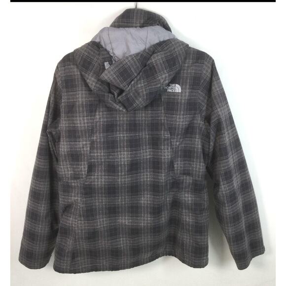 THE NORTH FACE PLAID WINTER COAT SIZE LARGE - Picture 3 of 3